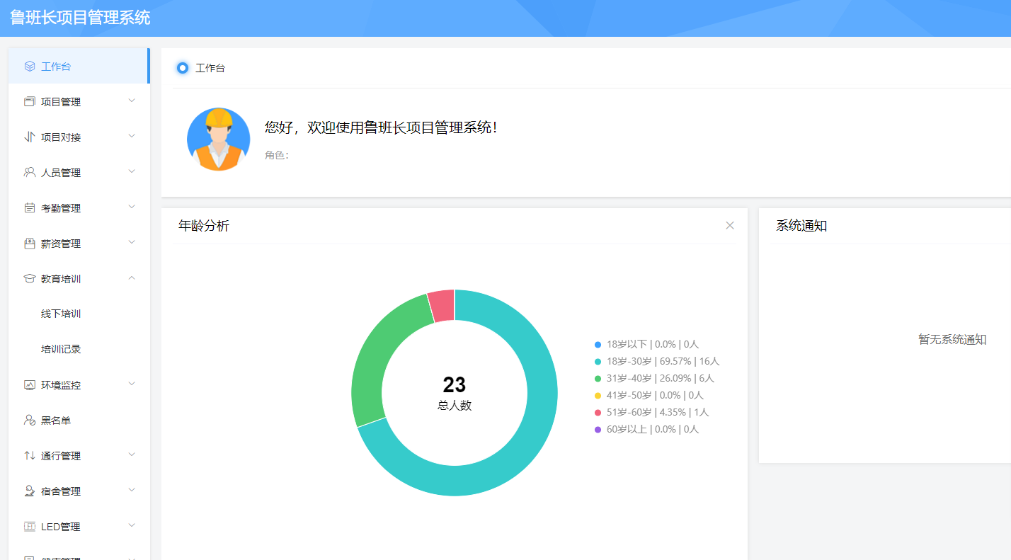 魯班長勞務(wù)實(shí)名制信息化管理平臺(tái)